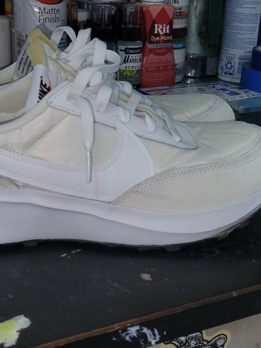 Nike White Retro Runner Sneakers